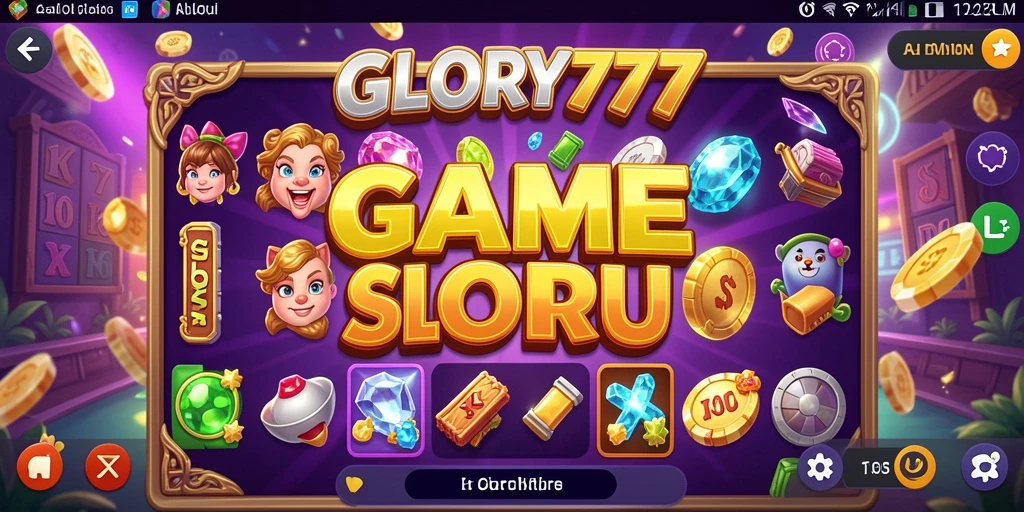 Tampilan menarik dari gameplay slot GLORY777 yang seru.
