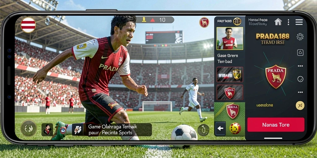Tampilan gameplay yang mendebarkan di PRADA188, menunjukkan aksi olahraga terbaik.