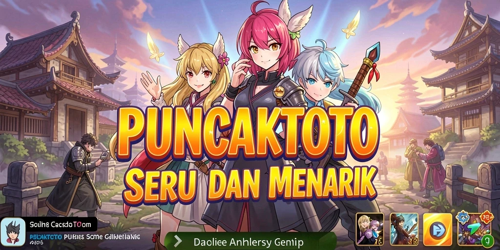 Tampilan gameplay epik dari PUNCAKTOTO yang mengagumkan.