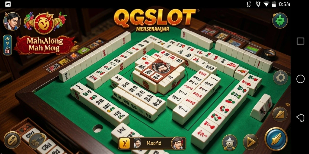 Screenshot gameplay QQSLOT menampilkan pengalaman bermain Mahjong yang seru.