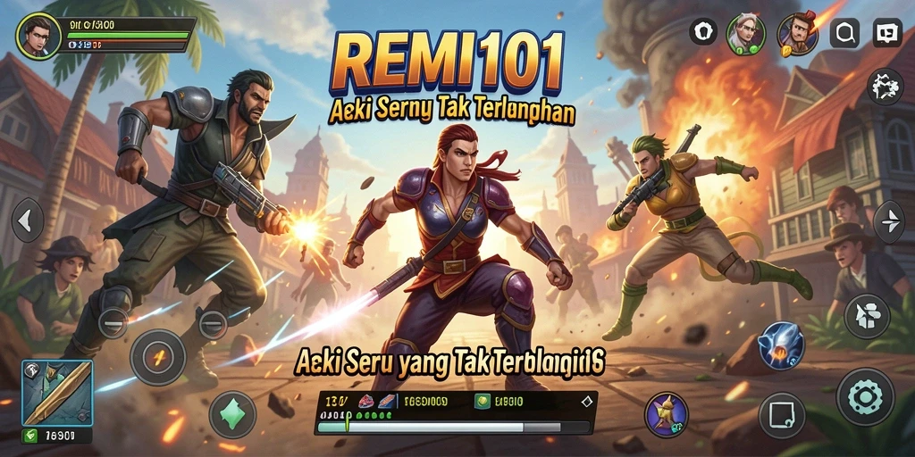 Tampilan gameplay seru dan mendebarkan dari REMI101.