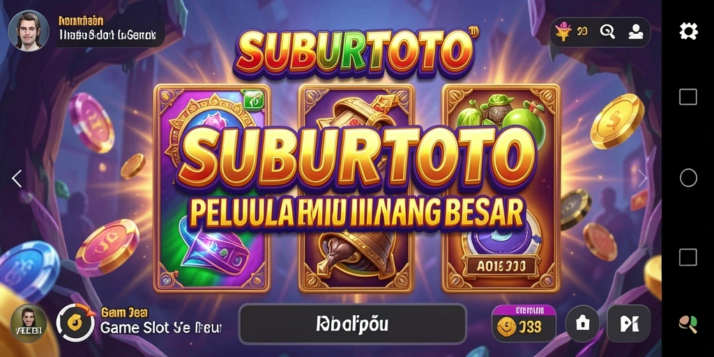 Screenshot gameplay SUBURTOTO yang menampilkan putaran slot yang menarik.